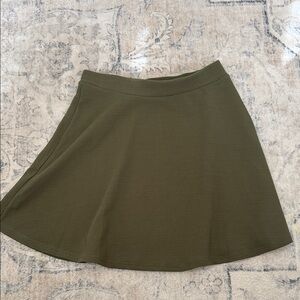 SHEIN A-Line Skirt in Olive Green